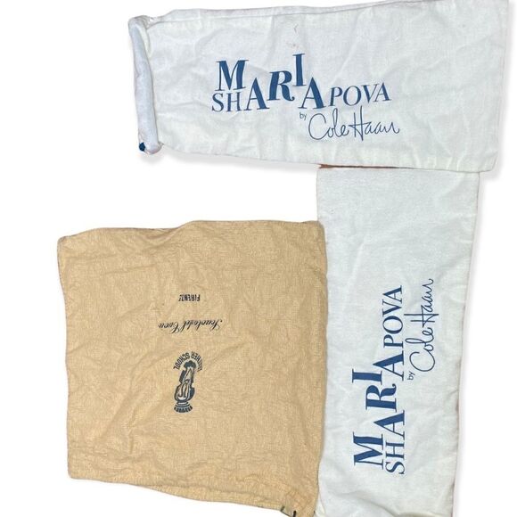 Cole Haan Maria Sharapova Soft shoe bags and Italian Leather drawstring bag - Picture 3 of 3